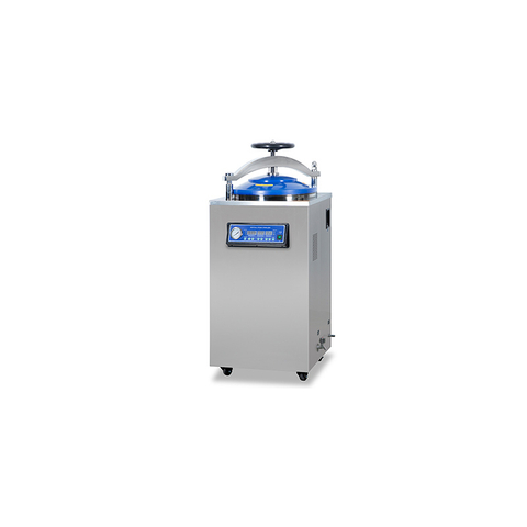 Autoclave vertikal otomatis dengan pengeringan, tampilan digital